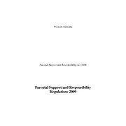 Parental Support and Responsibility Regulations 2009 (WA)
